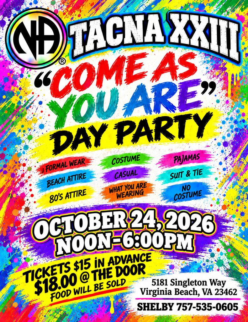 Come however you want. Costume / No Costume, in Pajamas, Formal. Swimwear, 80's Style, Beach Attire, etc...!!